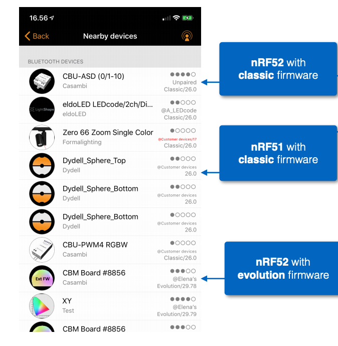 NRF51 casambi